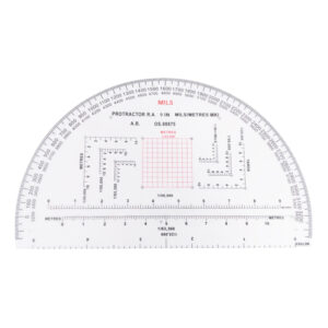 Shenkir 9 inch Semi Circle Military Protractor #MP-80875