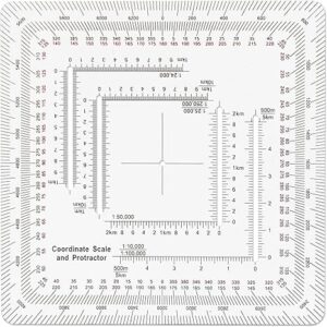 Shenkir Military Coordinate Scale and Protractor #MP-5