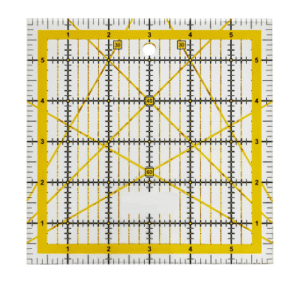 Shenkir 6" Square Acrylic Quilting Ruler #QR-6D