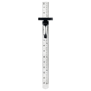 Shenkir 15cm&6" Stainless Steel Ruler with Clip #R0615-A