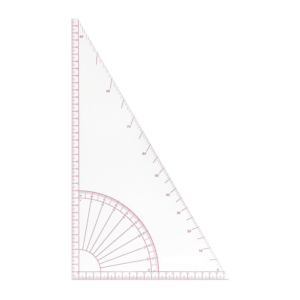 Shenkir 36cm Plastic Triangle Ruler #T36