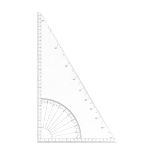 Shenkir 36cm Acrylic Triangular Ruler #T36-S