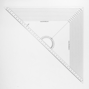 Shenkir 40cm Acrylic Triangular Ruler #T40-S