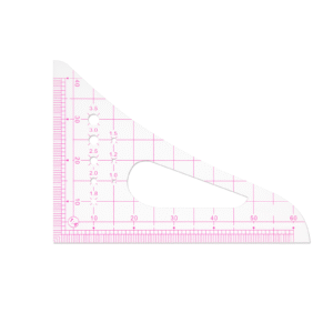 Shenkir 1:4 Plastic Triangle Ruler #TSR14