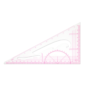 Shenkir 1:3&1:5 Plastic Triangle Ruler #TSR35