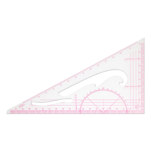 Shenkir 1:4&1:5 Plastic Triangle Ruler #TSR45