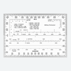 Shenkir Square Military Protractor #MP-6