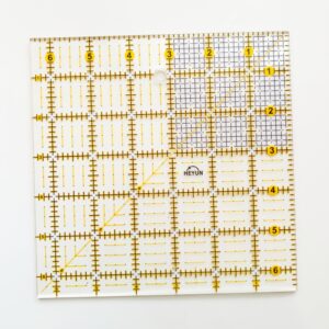 Shenkir 6" Square Acrylic Quilting Ruler #QR-6D