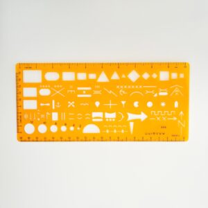 nato standard graph map marking stencil #8356